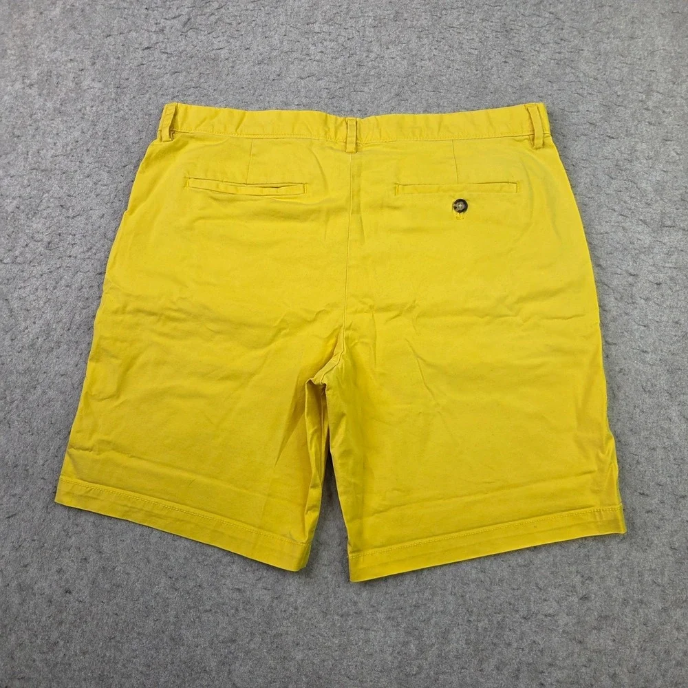 Banana Republic Lived-In Shorts Mens 35 Yellow 8